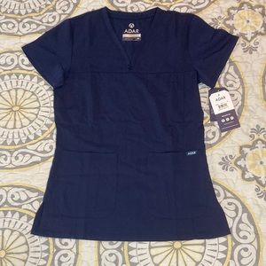ADAR Pro Movement Booster Navy Blue Scrub Top Women’s Tailored Fit P940 NEW